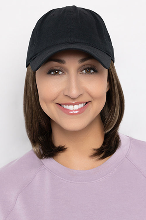 Classic Hat Black by Henry Margu in Chocolate brown with caramel highlights