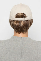 Tapered Hat Beige by Henry Margu in Medium brown with gold blonde, strawberry & auburn highlights (8/27/33H)