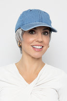 Tapered Hat Denim by Henry Margu in Light Grey with Medium Brown (51)