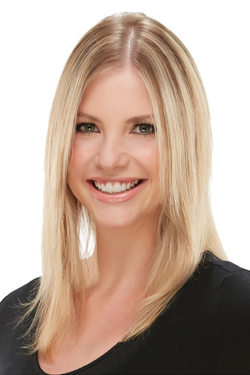 Model before Hair Piece