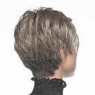 Chopped Pixie Wig by TressAllure in Smoky Toffee (52/38/49/R8) 3 Tone Grey Rooted Medium Brown