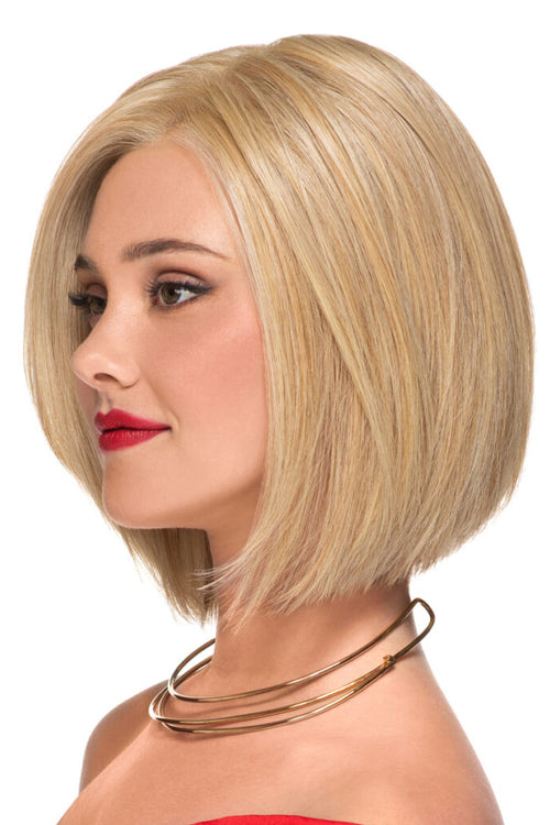 Euro Chic Wig by TressAllure in Berry Cream Lighted (EL27/25/88) Blend of light Auburn n Gold Blonde, w Platinum Gold Highlights