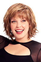 Flawless Waves Wig by TressAllure in Caramel Cream Lighted (EL12/22/R8) Light Golden Brown with Gold Blonde Highlights and Face Framing Highlights