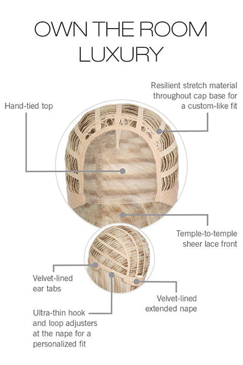 Own the Room Luxury Wig by Gabor cap construction