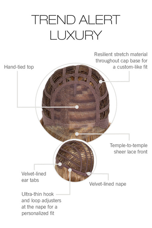 Trend Alert Luxury Wig by Gabor cap construction