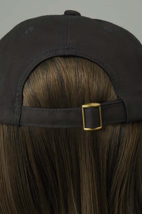 Short Hat Black by Henry Margu cap adjustment