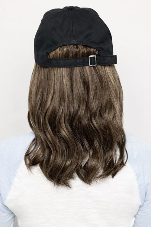 Wavy Hat Black by Henry Margu in Chocolate Brown with Carmel highlights (7H)