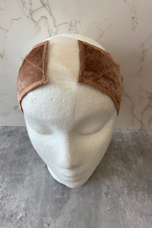 The Hair Grip Lace Band -  Tan