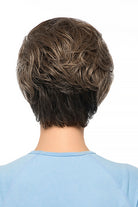 Light And Airy Wig by TressAllure in Smoky Toffee (52/38/49/R8) 3 Tone Grey Rooted Medium Brown