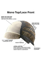 California Beach Waves Synthetic Wig by TressAllure cap construction