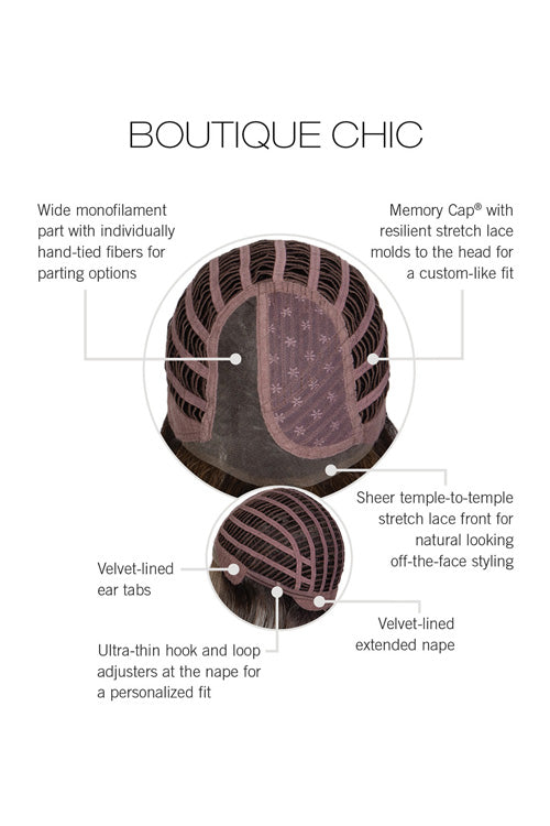 Boutique Chic by Raquel Welch cap construction