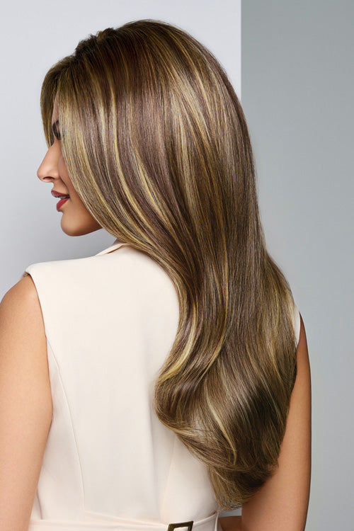 Feature Length Wig by Raquel Welch in Shaded Honey Pecan (RL11/25SS)