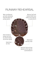 Runway Rehearsal Wig by Raquel Welch cap construction