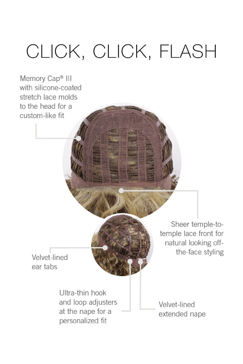 Click Click Flash by Raquel Welch cap construction