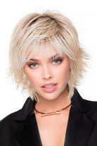 Razor Cut Shag Wig by TressAllure in Amber Radiance (24/102/R12) Golden Blonde Highlighted Platinum Rooted Light Golden Brown