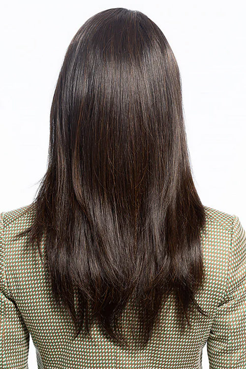 Sensational Wig by TressAllure in Cocoa Gleam (2/4R) Very Dark Brown w Highlights