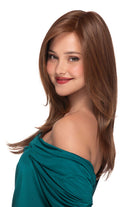 Sizzle Wig by TressAllure in Copper Sunrise (27/30/33H) Auburn Blend Highlighted