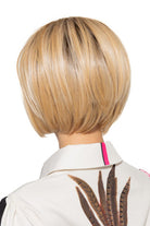 Smooth Cut Wig by TressAllure in Amber Radiance (24/102/R12) Golden Blonde Highlighted Platinum Rooted Light Golden Brown