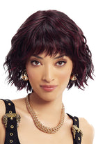 Trend Wig by TressAllure in Wine Noir (1B/BURG) Off Black w Burgandy Highlight