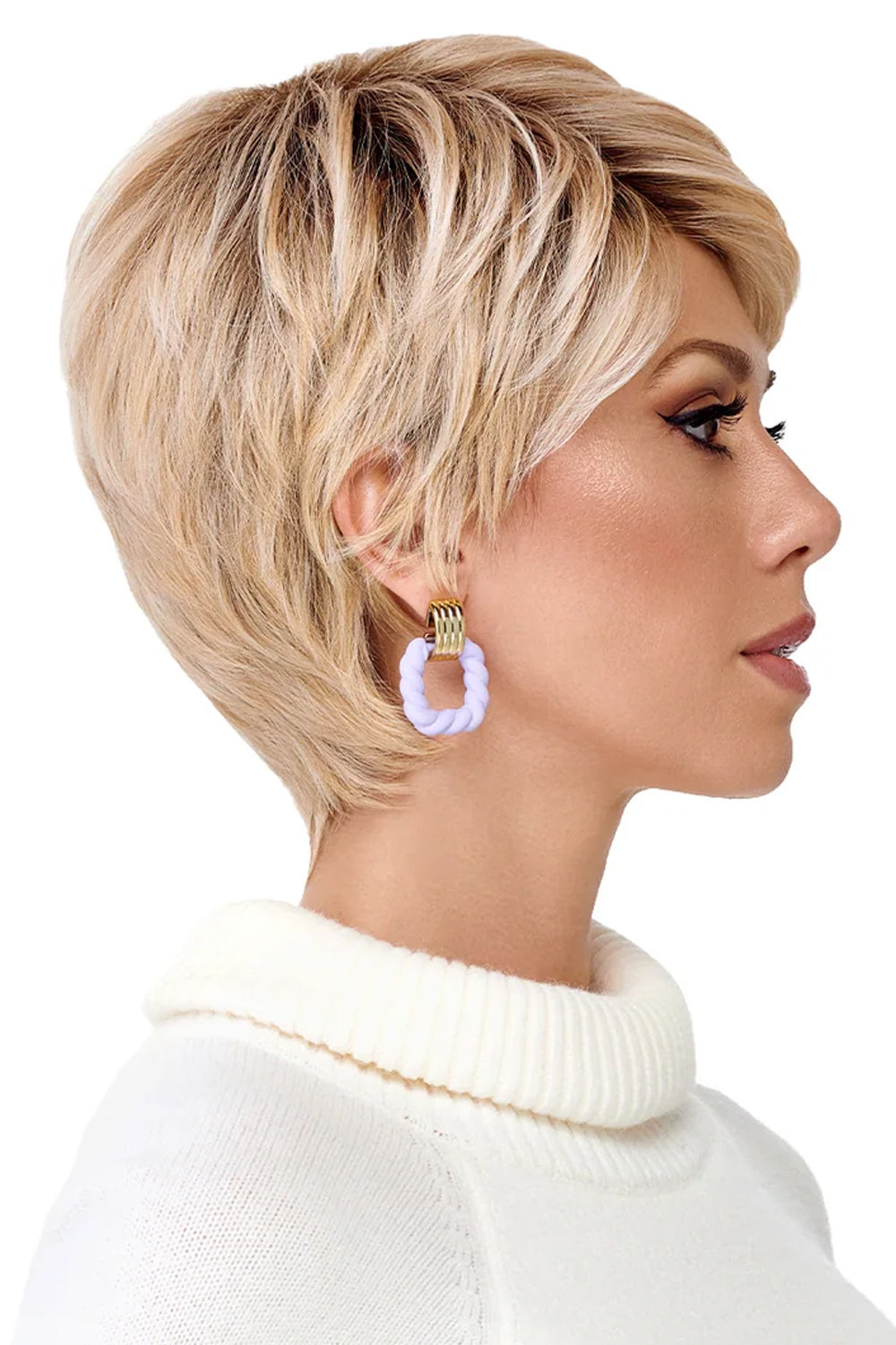 Brushed Pixie Wig by TressAllure in Icy Pearl (88R) Platinum White