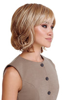 Flawless Waves Wig by TressAllure in Desert Hombre (17/23/R8) Pale Auburn Beige Blonde Blend Rooted Medium Brown