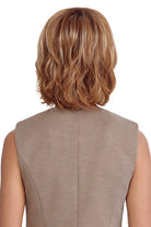 Flawless Waves Wig by TressAllure in Desert Hombre (17/23/R8) Pale Auburn Beige Blonde Blend Rooted Medium Brown