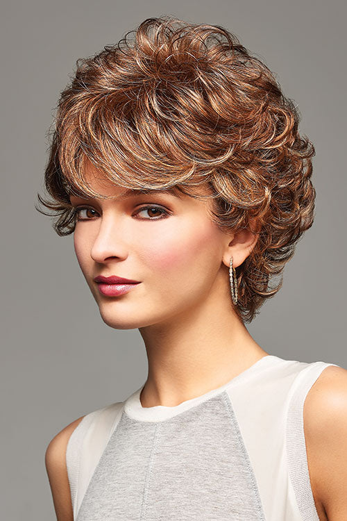 Bailey by Henry Margu in Medium Brown with Gold Blonde and Strawberry and Auburn highlights (8/27/33H)