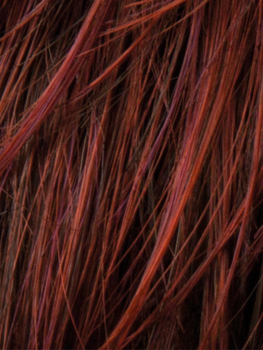 Dark Cherry Mix (133.33.132) |  Dark Brown blend with Dark Auburn and  Warm med Brown Blend