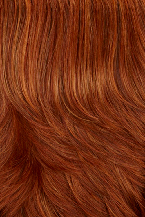 Dark Auburn with Copper Red and Fire Red highlights (29H)