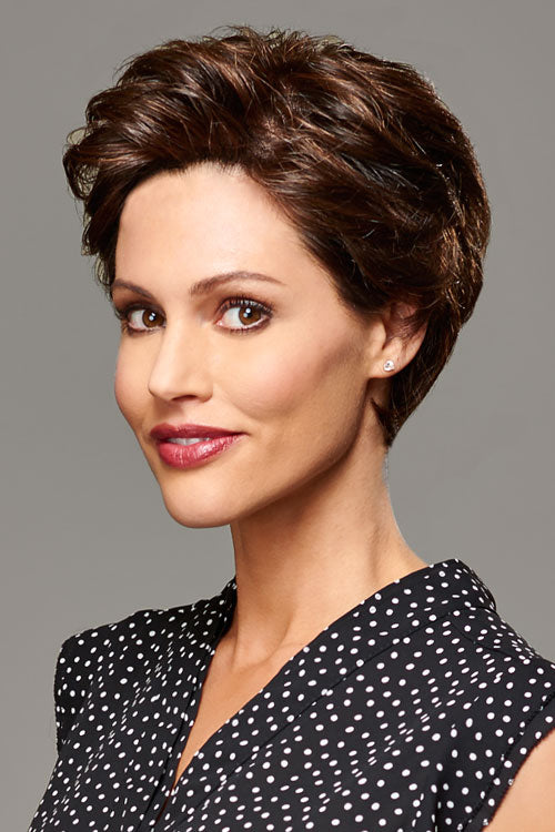 Trish by Henry Margu in Dark Brown with Strawberry highlights (5H)