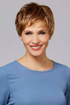 Skylar by Henry Margu in Medium Brown with Gold Blonde and Strawberry and Auburn highlights (8/27/33H)