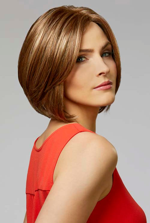 Chic by Henry Margu in Medium Brown with Gold Blonde and Strawberry and Auburn highlights (8/27/33H)
