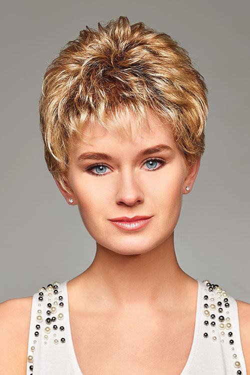 Monica by Henry Margu in Gold Blonde with Light Blonde highlights and Brown roots (26GR)