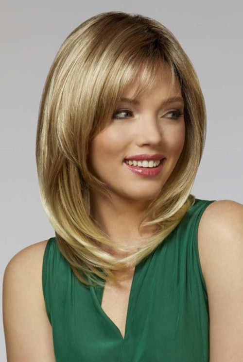 Taylor by Henry Margu in Light Wheat Blonde w Dark Strawberry Blonde Highlights n Brown Roots (88GR)