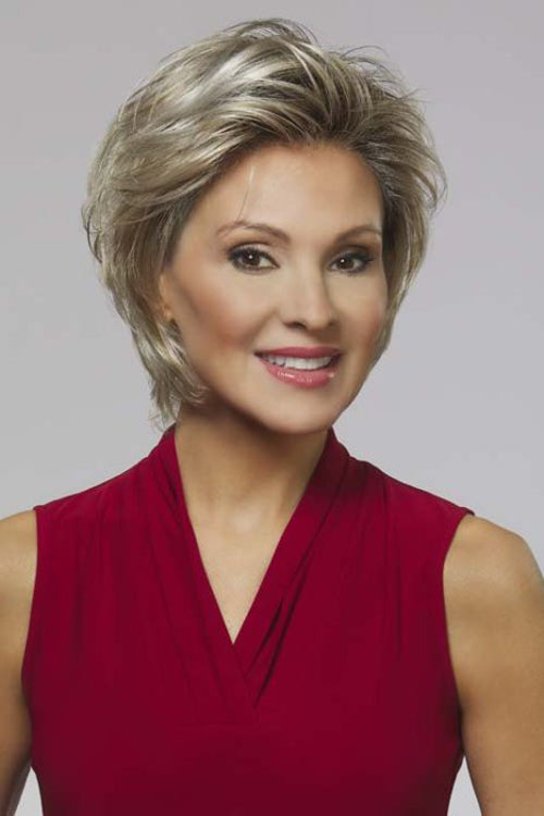 Michele by Henry Margu in Highlighted blend of Ash n Platinum Blondes n Chocolate roots (10/613GR)