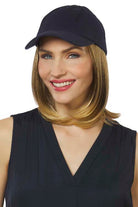 Classic Hat Navy by Henry Margu in Light Ash Brown with Gold Blonde highlights (24H18)