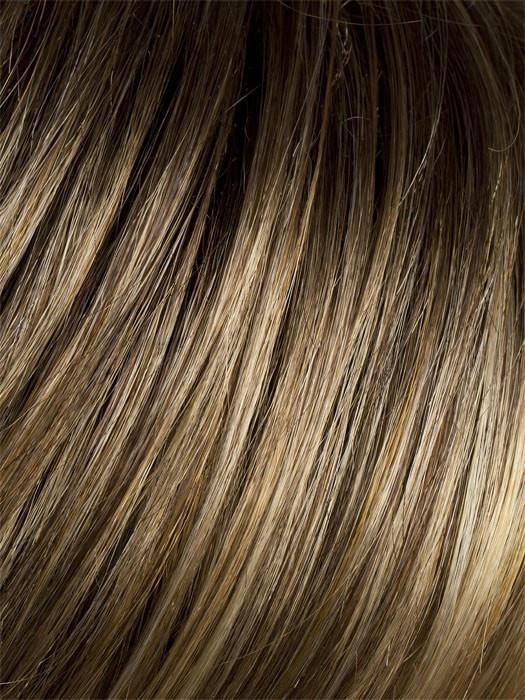 Bernstein Rooted (12.26.19) | Light Brown base with subtle Light Honey Blonde and Light Butterscotch Blonde highlights and Dark Roots