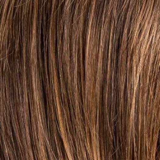Chocolate Rooted (6.30) | Medium to Dark Brown base with Light Reddish Brown highlights and Dark Roots