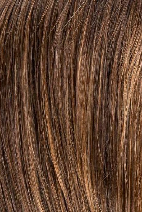 Chocolate Rooted (6.30.4) | Medium to Dark Brown base with Light Reddish Brown highlights and Dark Roots