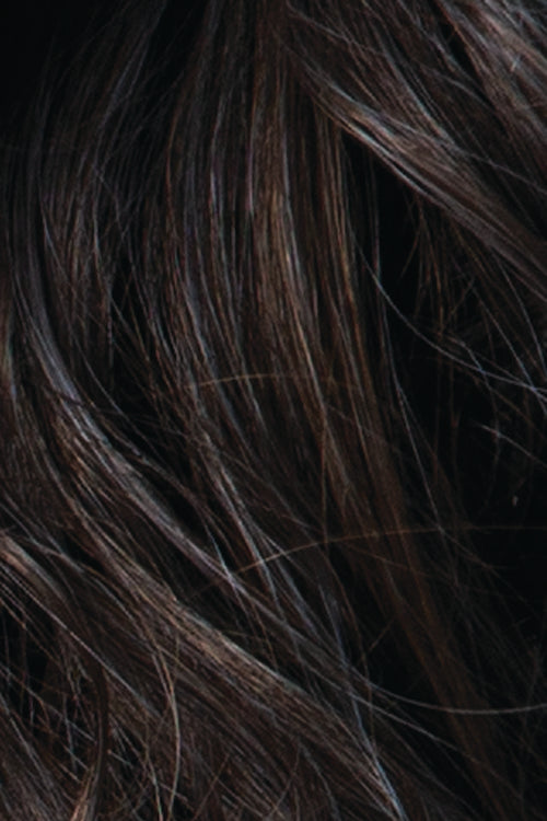 Dark n Chestnut Brown Blend w Fine Slate Blue Highlights (Chocolate Smoke)