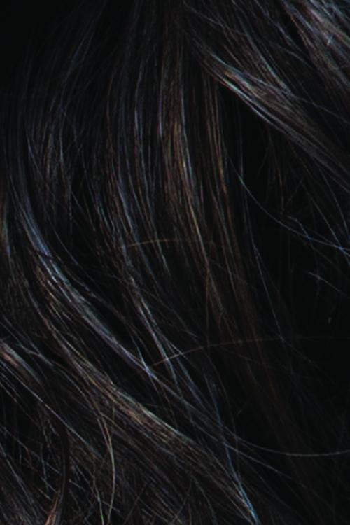 Dark n Chestnut Brown Blend w Fine Slate Blue Highlights (Chocolate Smoke)