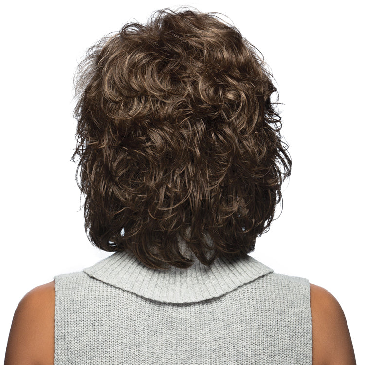 Compliment By Estetica in Golden Brown w Dark Blonde Highlights on Top (R14/8H)