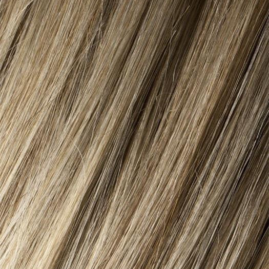 Sandy Blonde Rooted (24.22.16) | Medium Honey Blonde, Light Ash Blonde, and Lightest Reddish Brown blend with Dark Roots