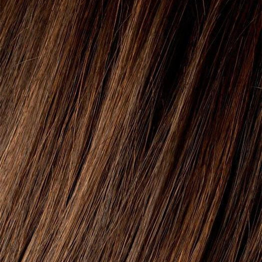 Chocolate Rooted | Medium to Dark Brown base with Light Reddish Brown highlights