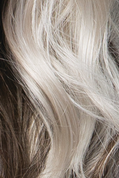 Iced Blonde W Soft Sand N Golden Brown Roots w Golden Brown Under (Icy Shadow)