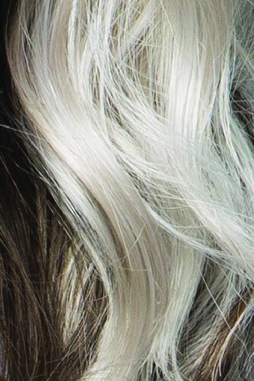 Iced Blonde W Soft Sand N Golden Brown Roots w Golden Brown Under (Icy Shadow)