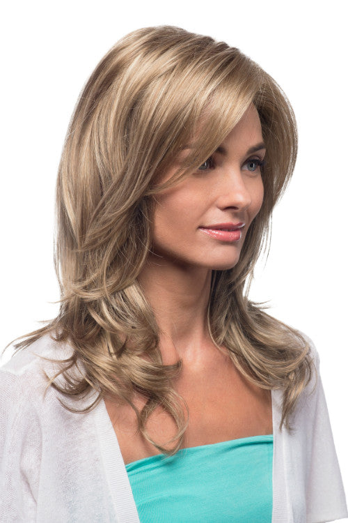 Mackenzie By Estetica in Dark Blonde w Golden Blonde Highlights (R14/26H)