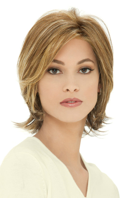 Monika By Estetica in Golden Brown w Golden Blonde Highlights (R8/26H)