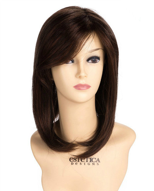 Mono Wiglet 413-MP by Estetica in Dark Brown w Dark Auburn Frost (R32F)