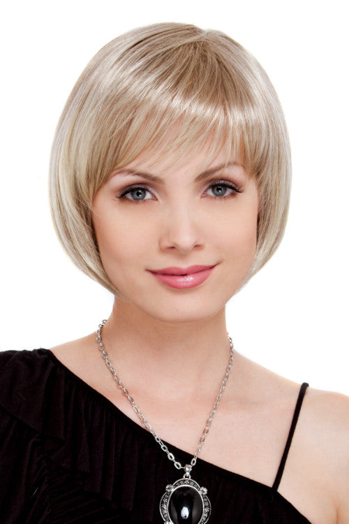 Charm - Petite By Estetica in Dark Blonde w Lightest Blonde Highlights (RH1488)